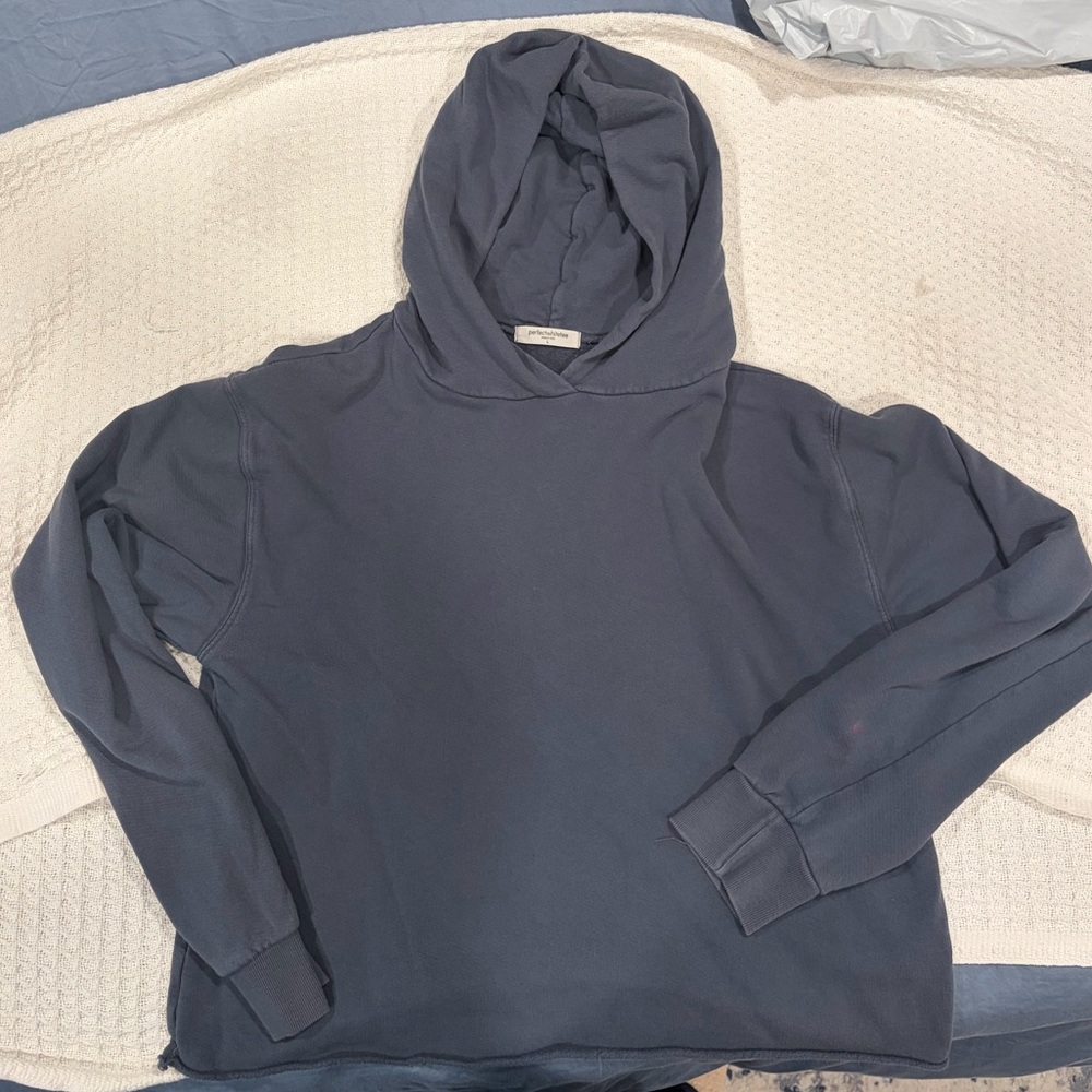 perfectwhitetee Women's Navy Hoodie